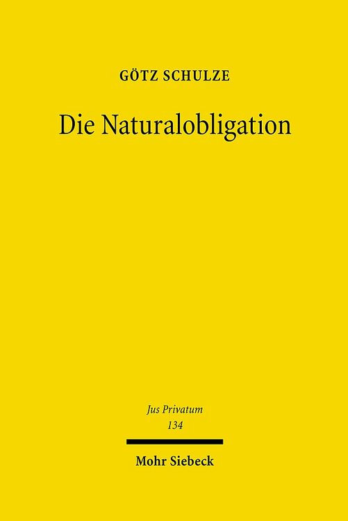 Produktbild: Die Naturalobligation