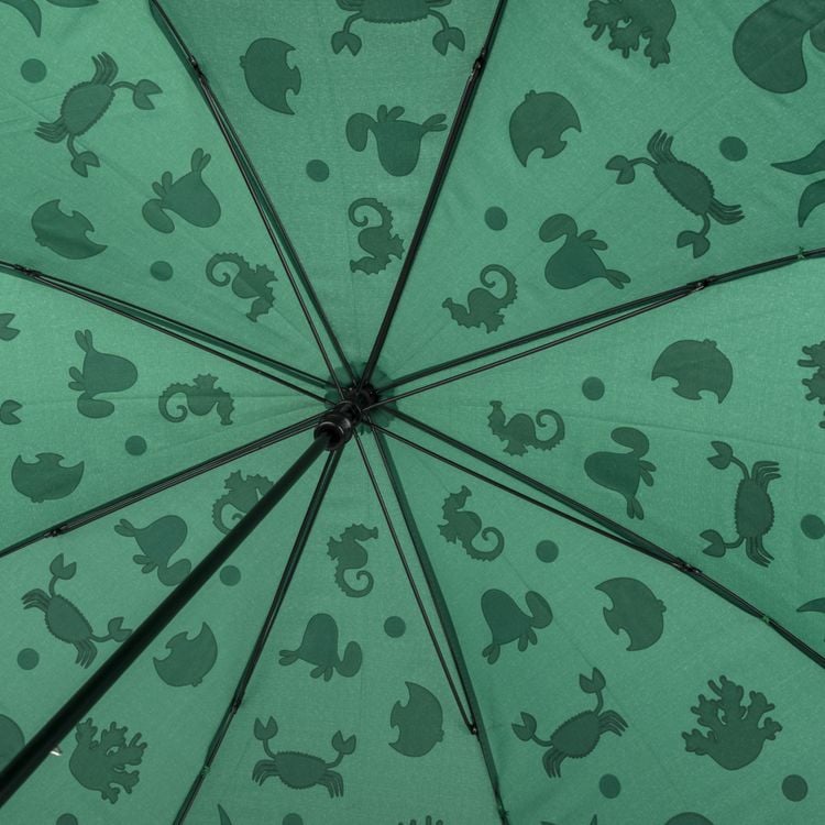 Produktbild: Idena Regenschirm Magic Meerestiere gr&uuml;n &Oslash;83x66cm