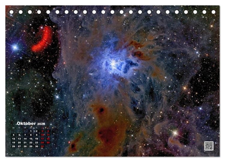Produktbild: Neue Astrofotos von Stefan Ziegenbalg (Tischkalender 2026 DIN A5 quer), CALVENDO Monatskalender