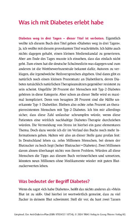 Produktbild: Der Anti-Diabetes-Plan