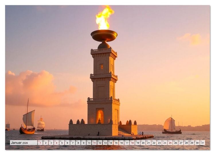 Produktbild: Weltwunder - Verlorene Pracht der Menschheit (Wandkalender 2026 DIN A2 quer), CALVENDO Monatskalender