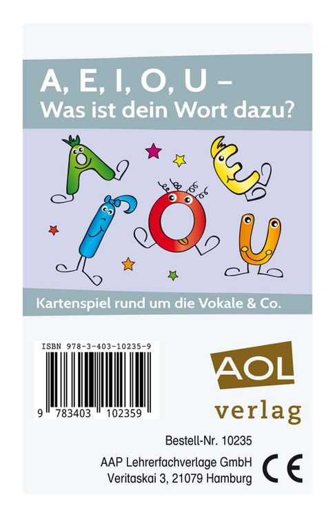 Produktbild: A, E, I, O, U - Was ist dein Wort dazu?