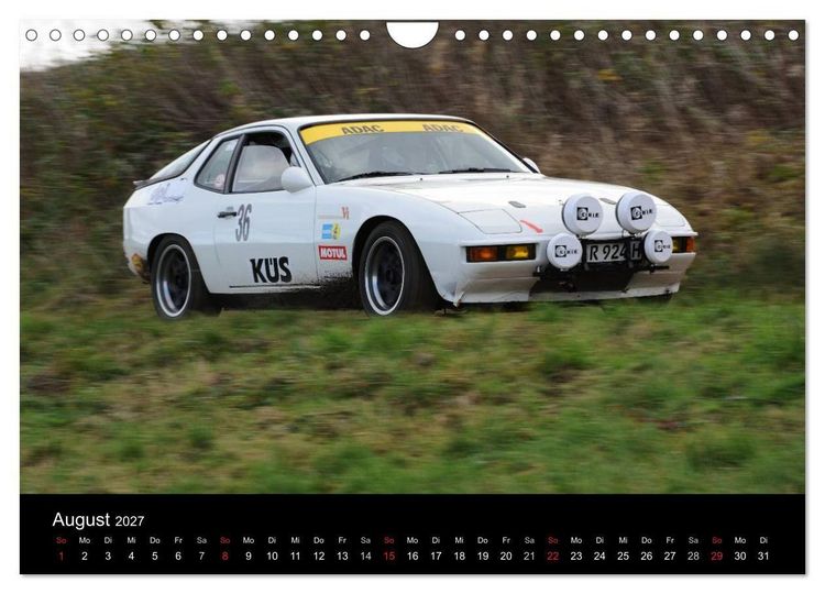 Produktbild: Bergrennen und Rallye im Porsche (Wandkalender 2027 DIN A4 quer), CALVENDO Monatskalender