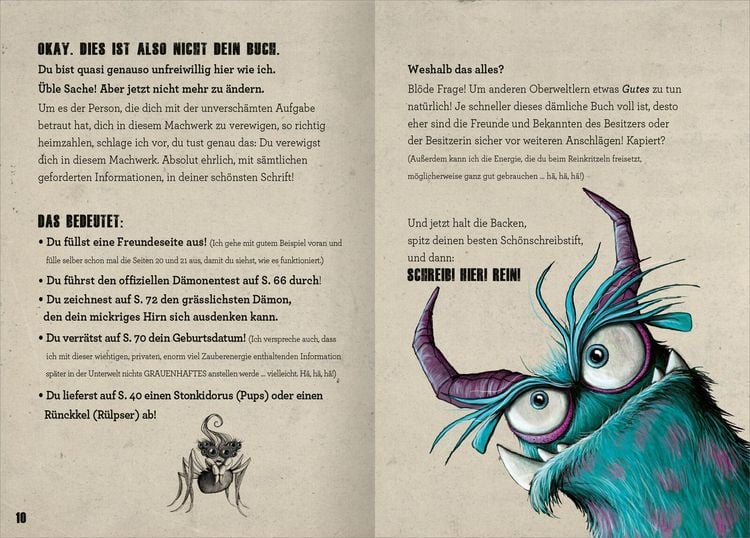 Produktbild: Das Freundebuch mit dem Fluch (Das Buch mit dem Fluch)