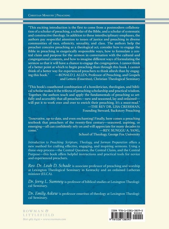 Produktbild: Introduction to Preaching