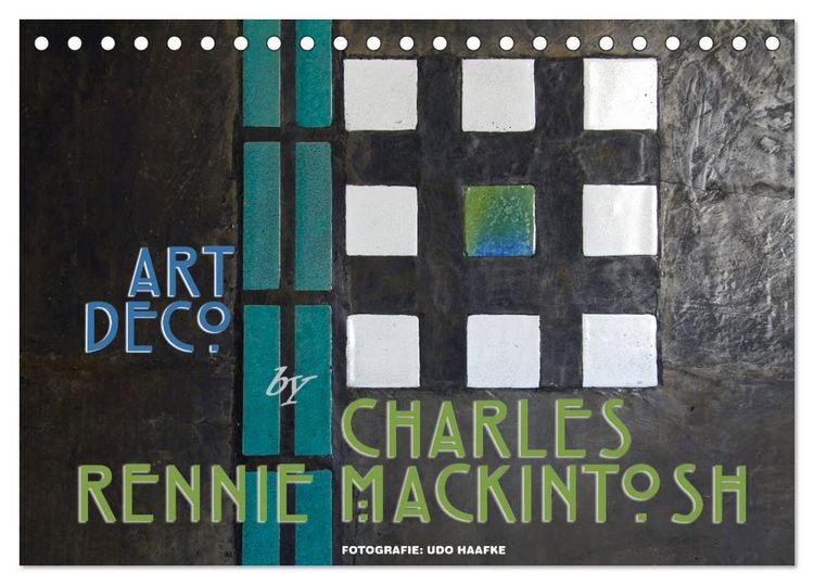 Produktbild: ArtDeco by Charles Rennie Mackintosh (Tischkalender 2026 DIN A5 quer), CALVENDO Monatskalender
