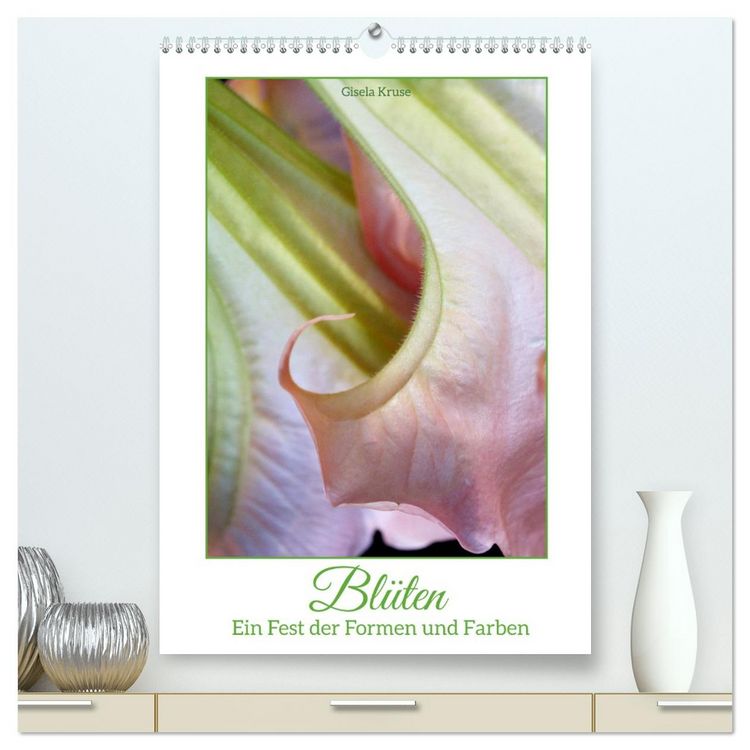 Produktbild: Bl&uuml;ten - Ein Fest der Formen und Farben (hochwertiger Premium Wandkalender 2026 DIN A2 hoch), Kunstdruck in Hochglanz