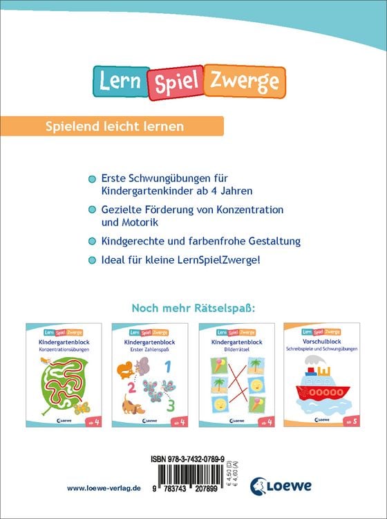 Produktbild: Die neuen LernSpielZwerge - Erste Schwung&uuml;bungen