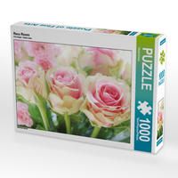 Produktbild: CALVENDO Puzzle Rosa Rosen 1000 Teile Lege-Gr&ouml;&szlig;e 64 x 48 cm Foto-Puzzle Bild von Gisela Kruse