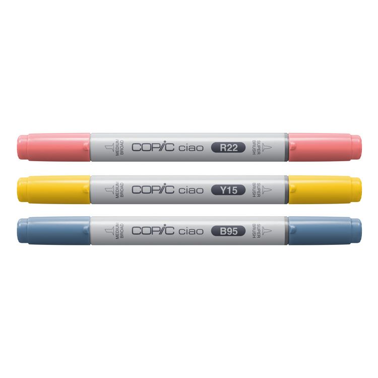 Produktbild: Copic Marker Set Ciao LAYER&MIX Brilliant Palette 3 St&uuml;ck Faltschachtel
