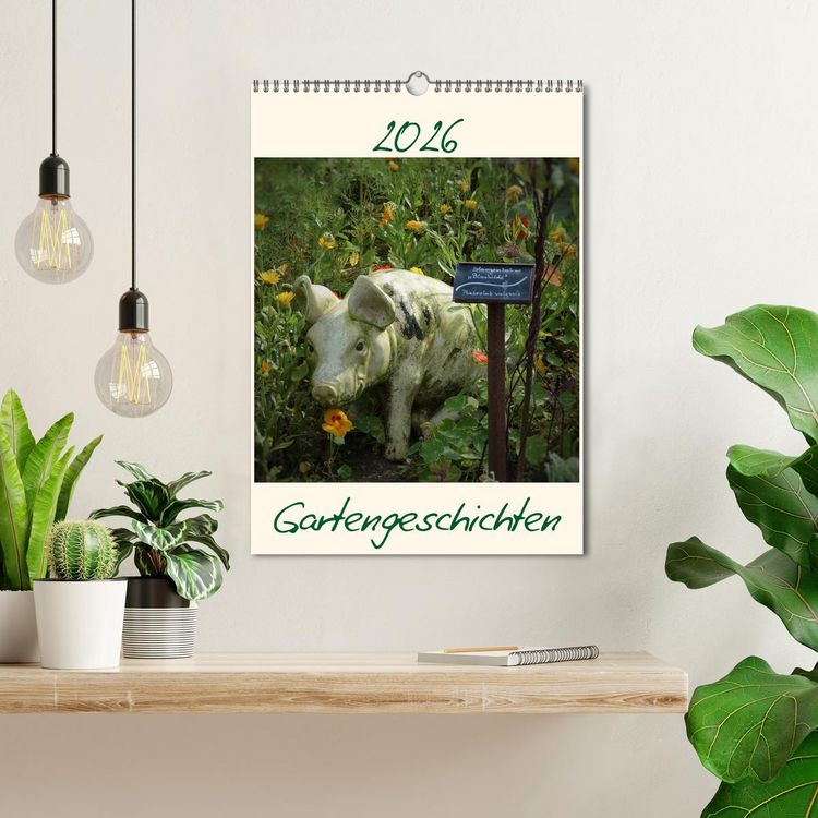 Produktbild: Gartengeschichten (Wandkalender 2026 DIN A3 hoch), CALVENDO Monatskalender