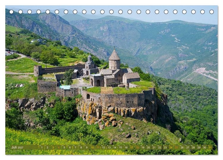 Produktbild: Armenien entdecken (Tischkalender 2027 DIN A5 quer), CALVENDO Monatskalender