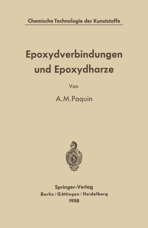 Produktbild: Epoxydverbindungen und Epoxydharze