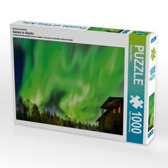 Produktbild: CALVENDO Puzzle Ein Motiv aus dem Kalender Aurora in Alaska 1000 Teile Puzzle quer | 1000 Teile Lege-Gr&ouml;&szlig;e 64 &times; 48 cm Foto-Puzzle f&uuml;r gl&uuml;ckliche Stunden