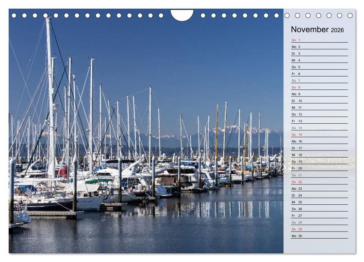 Produktbild: Eine Reise nach Seattle (Wandkalender 2026 DIN A4 quer), CALVENDO Monatskalender