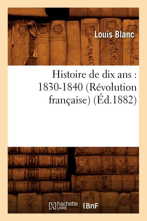 Produktbild: Histoire de dix ans