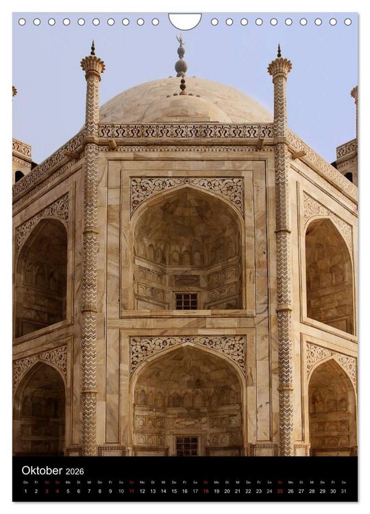 Produktbild: Taj Mahal - Monument der Liebe (Wandkalender 2026 DIN A4 hoch), CALVENDO Monatskalender