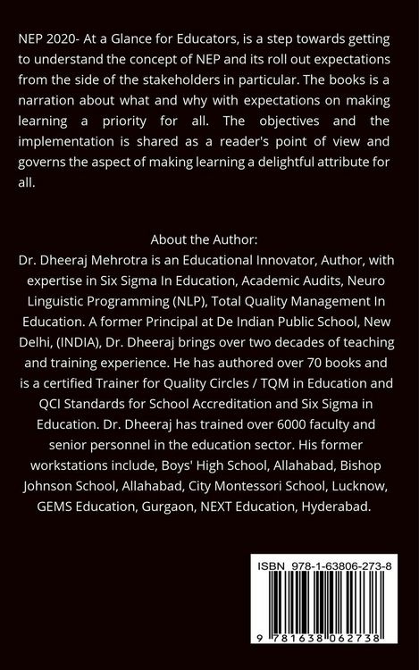 Produktbild: NEP 2020- At a Glance for Educators