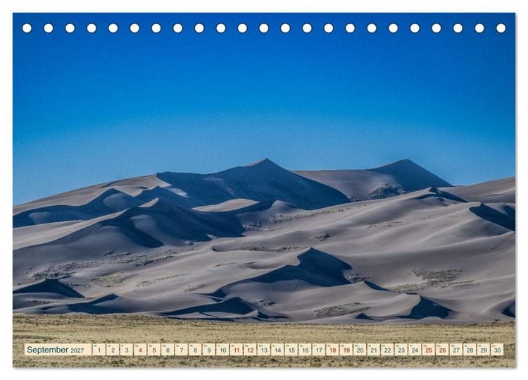 Produktbild: Wyoming, South Dakota Colorado (Tischkalender 2027 DIN A5 quer), CALVENDO Monatskalender