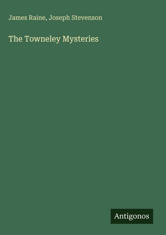 Produktbild: The Towneley Mysteries
