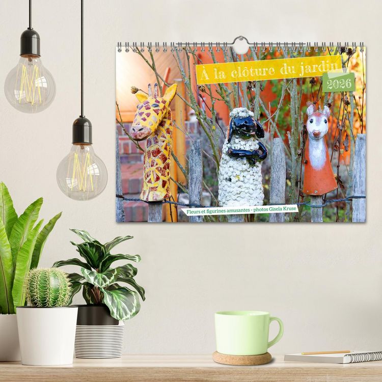 Produktbild: &Agrave; la cl&ocirc;ture du jardin (Calendrier mural 2026 DIN A4 vertical), CALVENDO calendrier mensuel