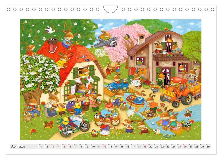Produktbild: Meine kleine Wimmelwelt (Wandkalender 2026 DIN A4 quer), CALVENDO Monatskalender