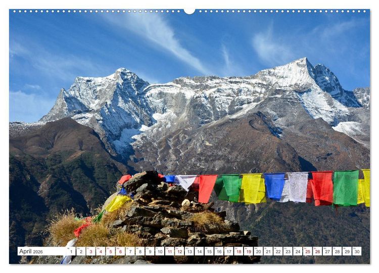 Produktbild: Im Reich des Sagarmatha (Wandkalender 2026 DIN A2 quer), CALVENDO Monatskalender