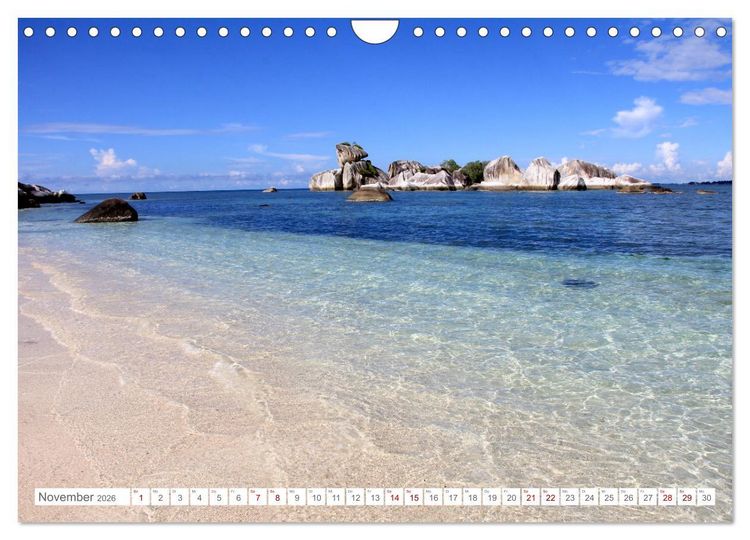 Produktbild: Indonesien pur und sch&ouml;n (Wandkalender 2026 DIN A4 quer), CALVENDO Monatskalender