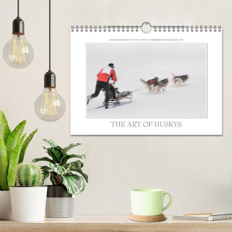Produktbild: Emotionale Momente: The Art of Huskys. / CH-Version (Wandkalender 2026 DIN A4 quer), CALVENDO Monatskalender
