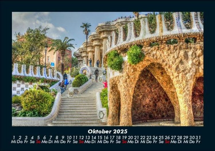 Produktbild: Barcelona 2025 Fotokalender DIN A5