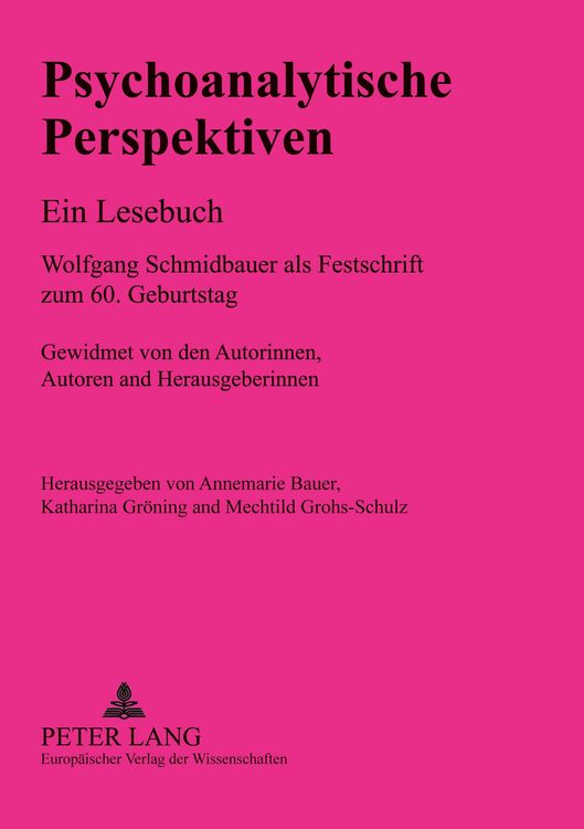 Produktbild: Psychoanalytische Perspektiven