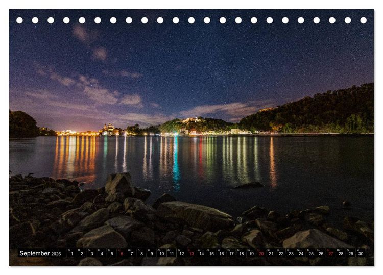 Produktbild: Passau - Die Dreifl&uuml;ssestadt (Tischkalender 2026 DIN A5 quer), CALVENDO Monatskalender