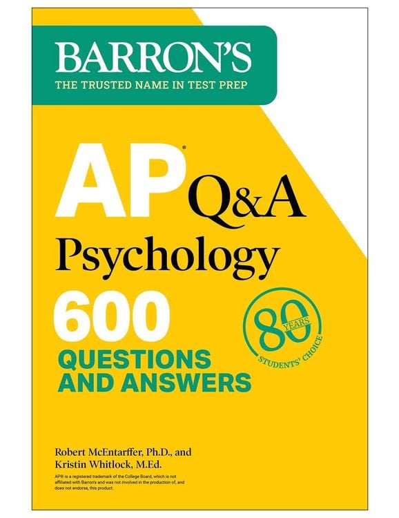 Produktbild: AP Q&A Psychology, Second Edition: 600 Questions and Answers