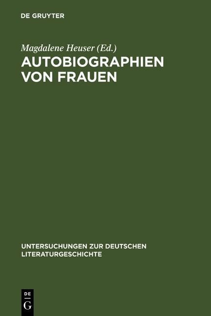 Produktbild: Autobiographien von Frauen