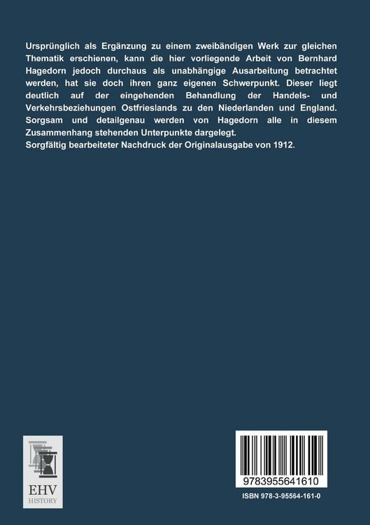 Produktbild: Ostfrieslands Handel und Schiffahrt vom Ausgang des 16. Jahrhunderts bis zum Westf&auml;lischen Frieden (1580 - 1648)