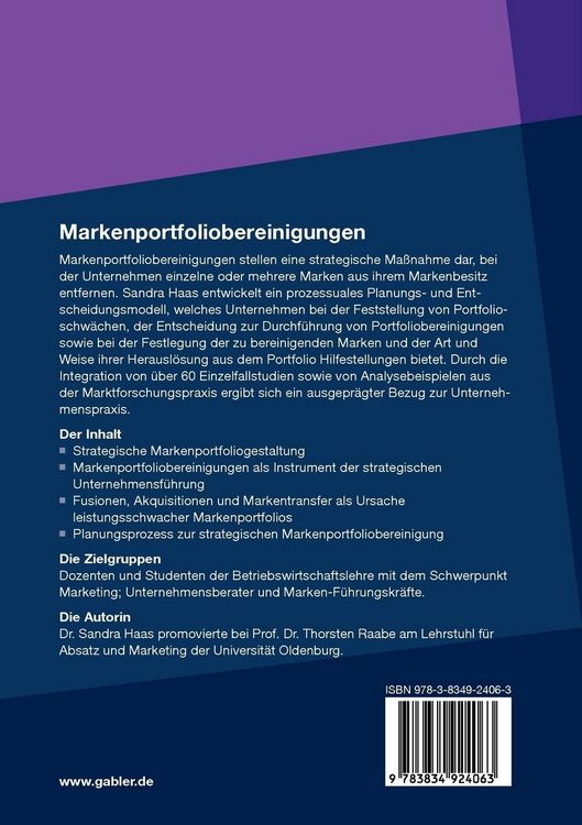 Produktbild: Markenportfoliobereinigungen