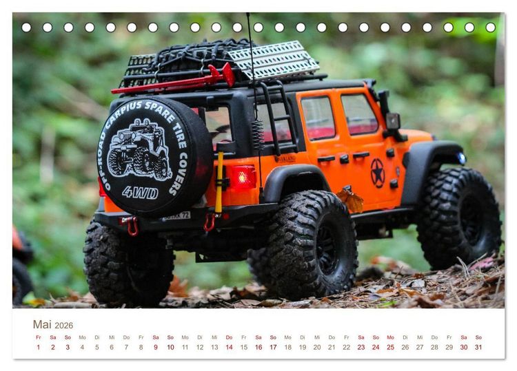 Produktbild: Where your RC Adventure begins! (Tischkalender 2026 DIN A5 quer), CALVENDO Monatskalender