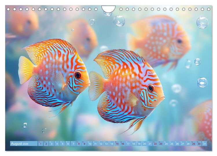Produktbild: Tiefenentspanntes Aquarium (Wandkalender 2026 DIN A4 quer), CALVENDO Monatskalender