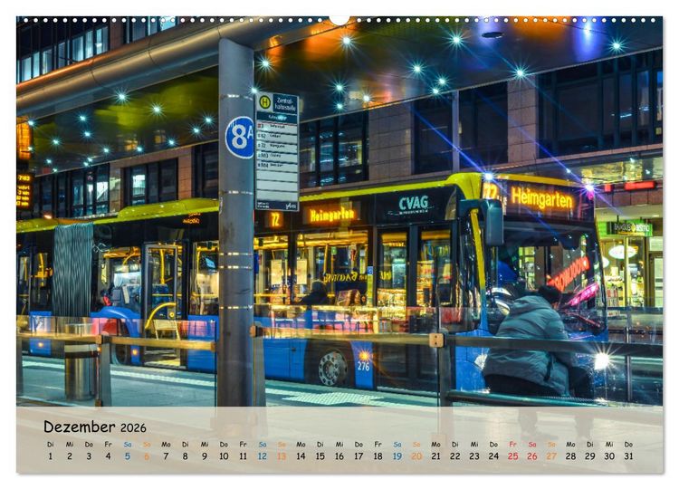 Produktbild: Nahverkehr in Chemnitz (hochwertiger Premium Wandkalender 2026 DIN A2 quer), Kunstdruck in Hochglanz