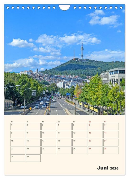 Produktbild: Entdecke Seoul (Wandkalender 2026 DIN A4 hoch), CALVENDO Monatskalender