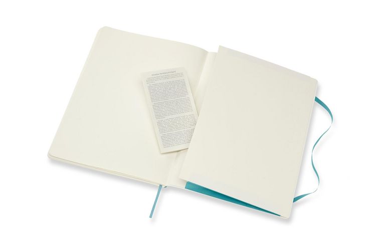 Produktbild: Moleskine Notizbuch Xlarge, Liniert, Soft Cover, Riff Blau