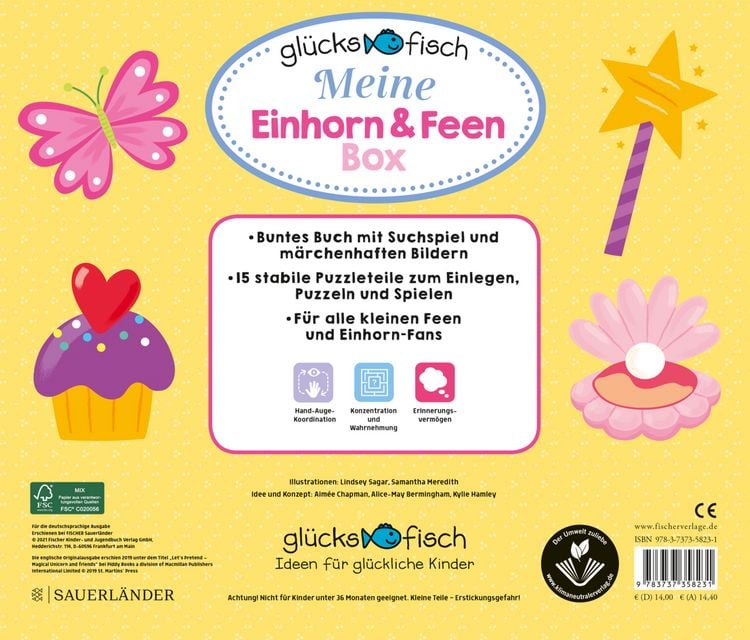 Produktbild: Gl&uuml;cksfisch: Meine Einhorn und Feen-Box