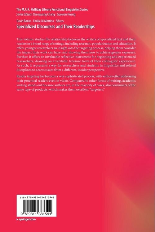 Produktbild: Specialized Discourses and Their Readerships
