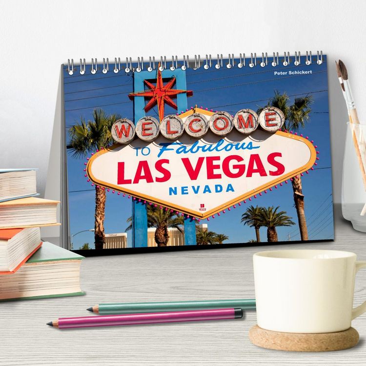 Produktbild: Las Vegas (Tischkalender 2026 DIN A5 quer), CALVENDO Monatskalender