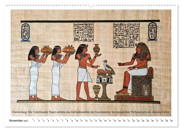 Produktbild: Am Nil ist auch nur Montag (hochwertiger Premium Wandkalender 2027 DIN A2 quer), Kunstdruck in Hochglanz