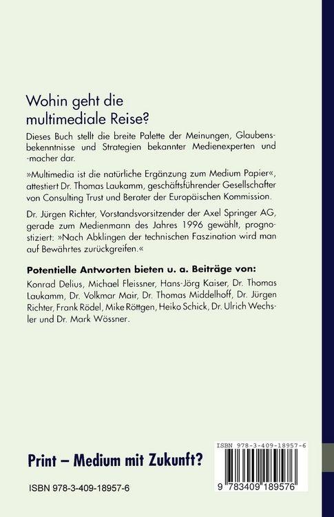 Produktbild: Print &mdash; Medium mit Zukunft?