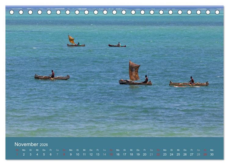 Produktbild: Alltag in Madagaskar (Tischkalender 2026 DIN A5 quer), CALVENDO Monatskalender