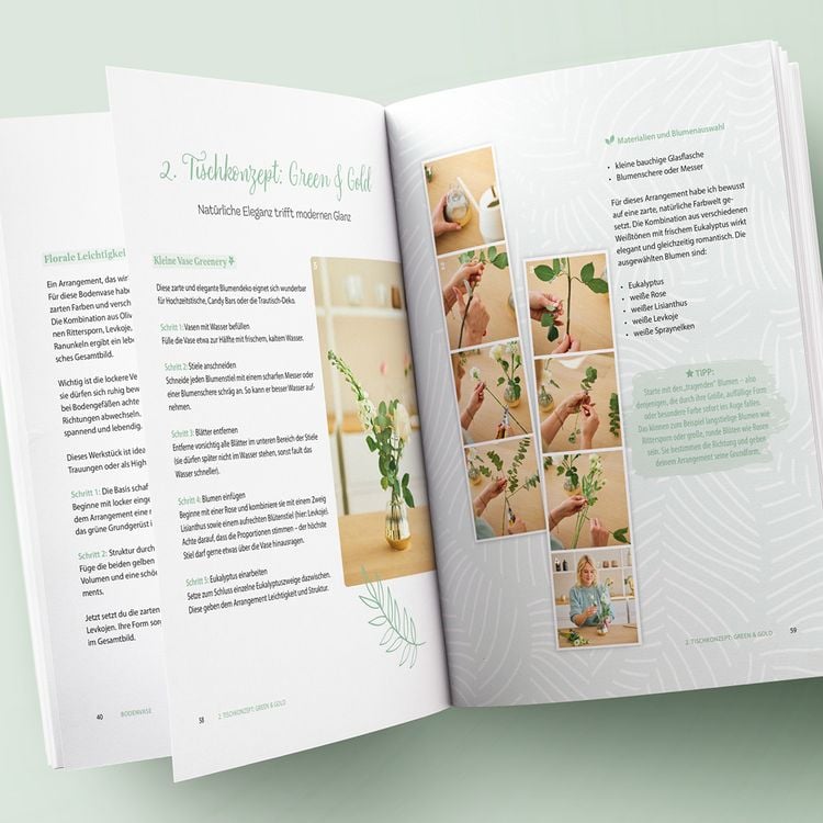 Produktbild: Deine DIY-Traumhochzeit: Von Boho bis Klassik - Zauberhafte Floristik-Ideen f&uuml;r jeden Stil und jedes Budget