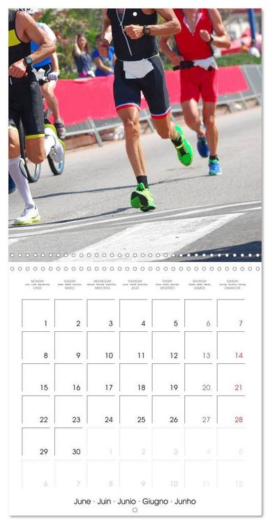 Produktbild: Triathlon Fairly Close (Wall Calendar 2026 12 &times; 12 Inch) CALVENDO 12 Month Wall Calendar