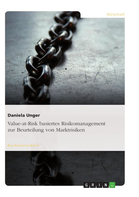Produktbild: Value-at-Risk basiertes Risikomanagement zur Beurteilung von Marktrisiken